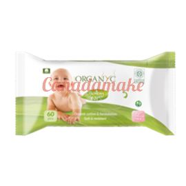 Organyc Beauty Baby Wipes 6x60 ct