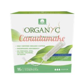 Organyc Compact Tampons - Super 6x16 ct