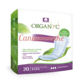 Organyc Light Incontinence Moderate Pads 6x20 ct