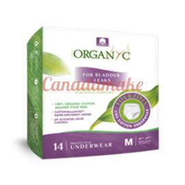 Organyc Protective Underwear- Size Medium 14 ct