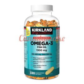 Kirkland Signature Super Concentrate Omega-3 Fish Oil 1300 mg 330 softgels