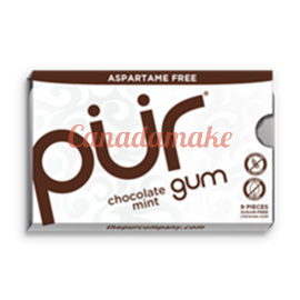 PUR Gum Chocolate Mint 12 x 9 pc