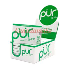 PUR Gum Spearmint Gum 12 x 9 pc
