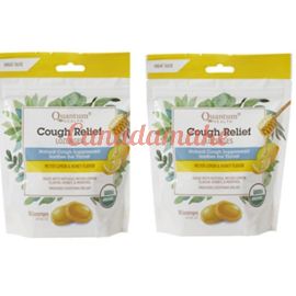 QUANTUM Organic Cough Relief Meyer Lemon 2x18 ct