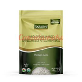 ROOTALIVE INC. Organic Whole Psyllium Husk 454 g