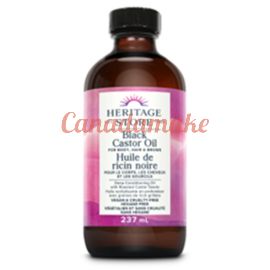 Heritage Store Black Castor Oil 237ml
