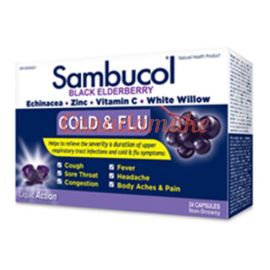 SAMBUCOL Cold & Flu Capsules 24 sg