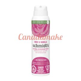 SCHMIDT'S NATURALS Rose + Vanilla Spray Deodorant 91 g