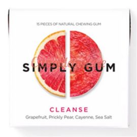 SIMPLY GUM Cleanse Natural Chewing Gum 12 x 15pc