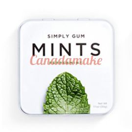 SIMPLY GUM Peppermint Natural Mints 6 x 30g