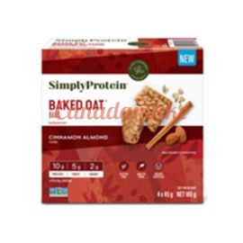 SIMPLYPROTEIN Baked GF Oat Bar Cinnamon Almond 180g