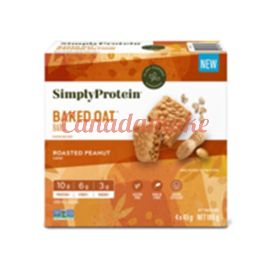 SIMPLYPROTEIN Baked GF Oat Bar Roasted Peanut 180g