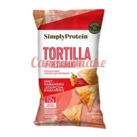 SIMPLYPROTEIN Tortilla Chips Hint of Habanero 10 x 130g