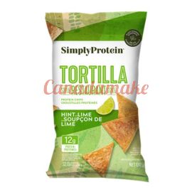 SIMPLYPROTEIN Tortilla Chips Hint of Lime 10 x 130g