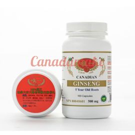 Unique Five-year-old American Ginseng Pills 100 pills x 500 mg