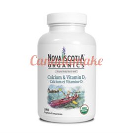 Nova Scotia Organics Calcium + Vitamin D3  240 caplets 