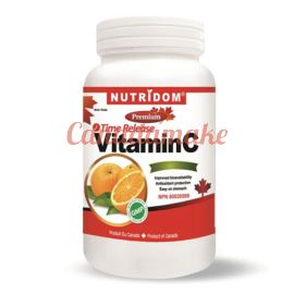 Nutridom Timed-Release Vitamin C 1000mg with Citrus Bioflavonoids & Rose hip 120 Tablets