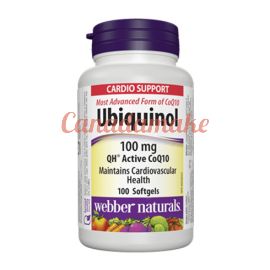 Webber Naturals Ubiquinol QH Active CoQ10 100 mg 100 softgels