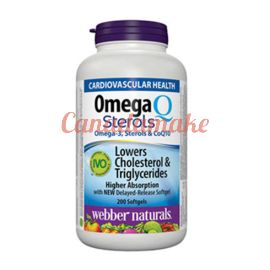 Webber Naturals Omega-3 & CoQ10 with Plant Sterols 200 softgels