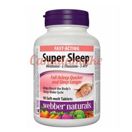 Webber Naturals Super Sleep 90 soft melt tablets