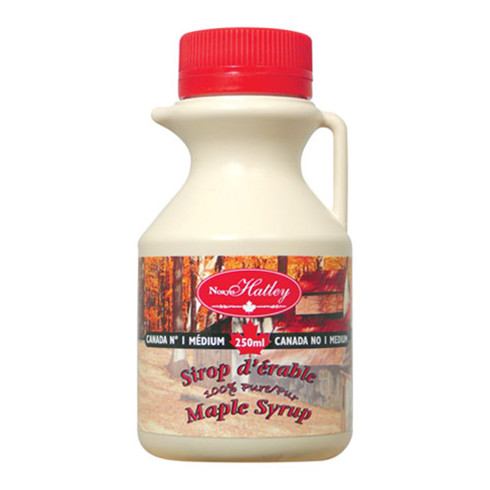 North Hatley Plastic Jugs Pure Maple Syrup 250 ml