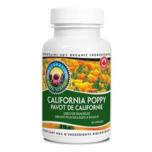 Nova Scotia Organics California Poppy 60 capsules