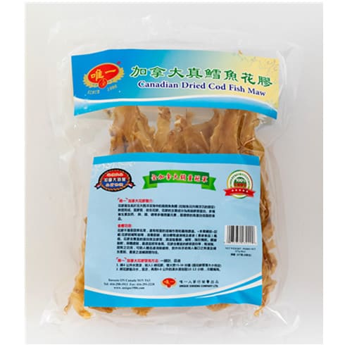 Unique Canadian cod fish maw 10-20 pieces half pound
