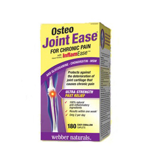 Webber Naturals Osteo Joint Ease with InflamEase 180 caplets